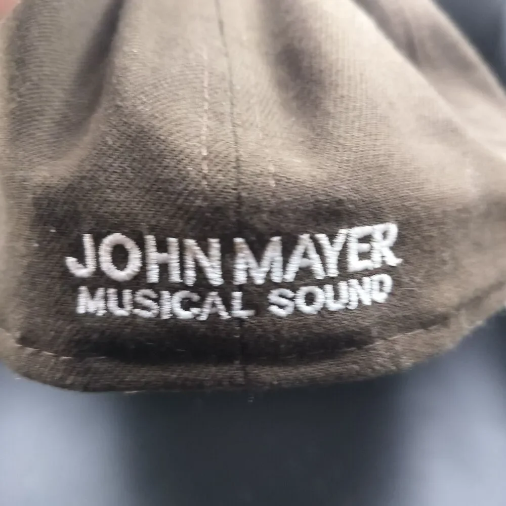 John Mayer Hat Cap New Era Musical Sound Vintage Fitted 7.5 Size 59.6cm USA